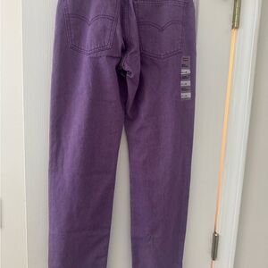 Levi’s Middy Straight Purple Jeans